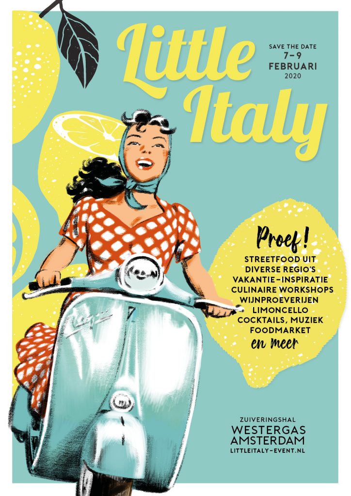 Poster italie event Little Italy